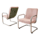 Vintage tubular armchair