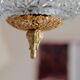 Glass and brass hanging 1950s