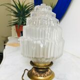 Table lamp- globe Art Deco skyscraper