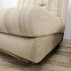 Fauteuils italiens du milieu du siècle en bois et tissu