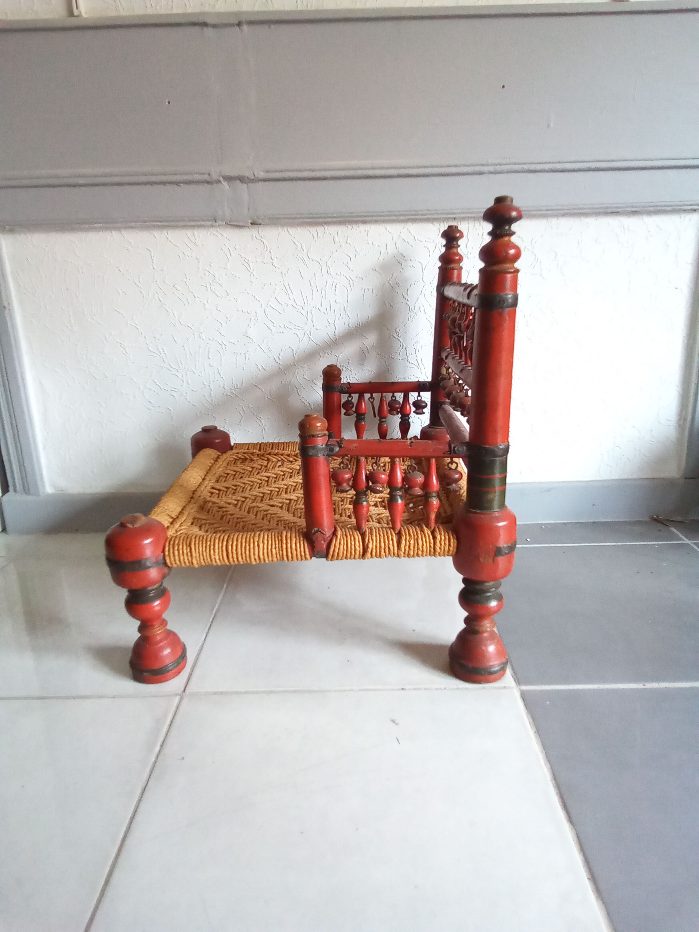 Traditional Indian low chair
