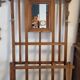 Old vintage coat rack wardrobe