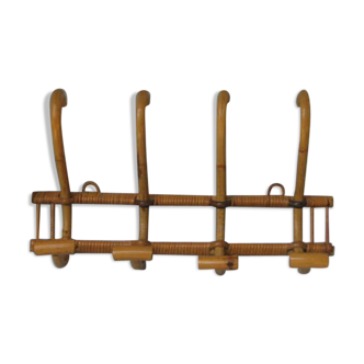 Hall stand vintage rattan