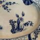 Creil Montereau 20th century earthenware oval dish