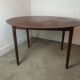 Scandinavian extendable round dining table in teak