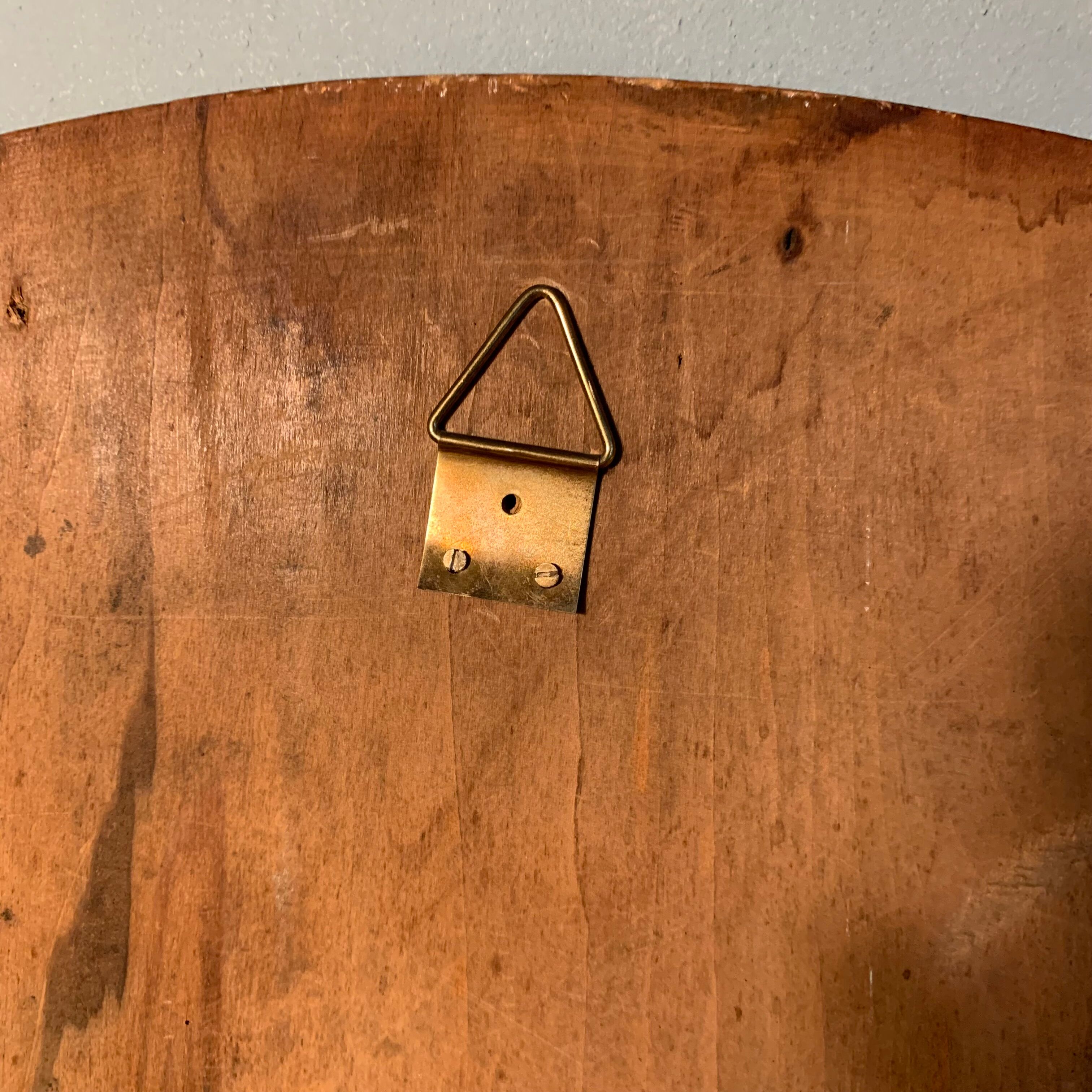 Carved wooden bas-relief