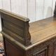 Breton bank chest from the early 20th century in oak and chestnut.