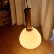 Suspension design opaline blanche