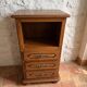 Chevet / table de chevet en chêne – style rustique