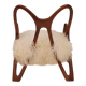 Paire de fauteuils sculpturaux en bois, Italie