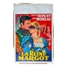 Affiche cinéma originale "La Reine Margot" Jeanne Moreau 37x56cm 1954