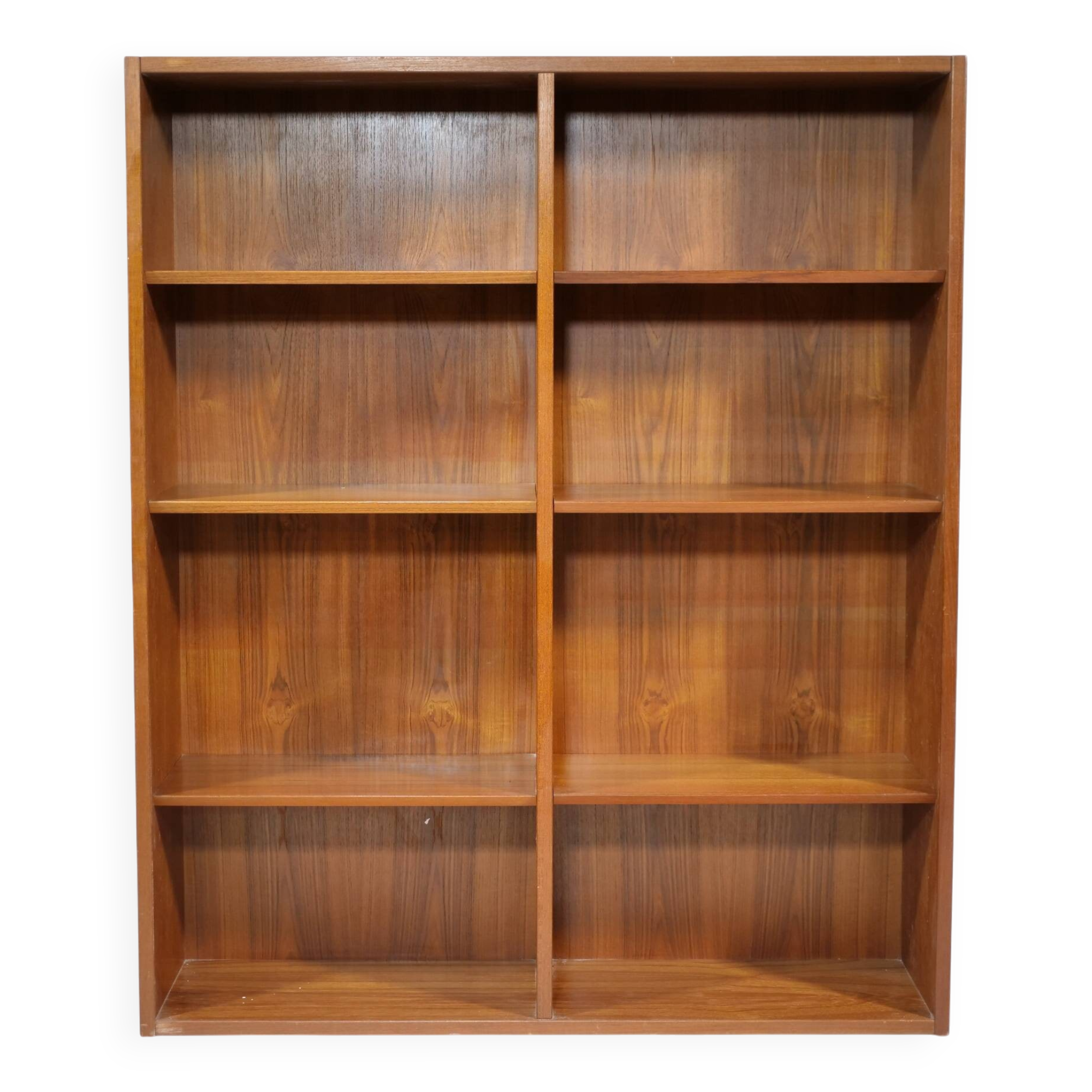 Bibliothèque en teck de style Mid-Century par Poul Hundevad, Danemark, années 1960