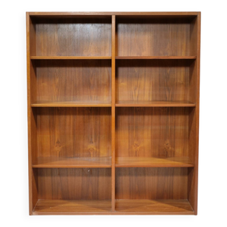 Bibliothèque en teck de style Mid-Century par Poul Hundevad, Danemark, années 1960