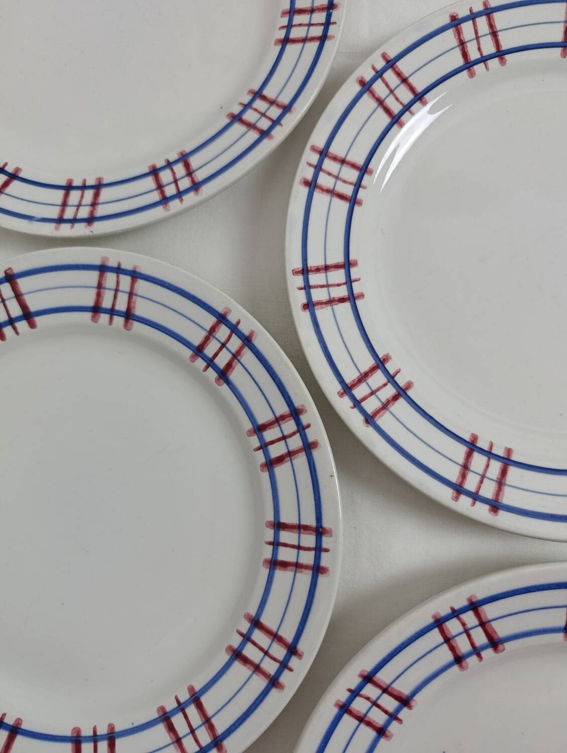 Dessert plates Sarreguemines Poitou set of 6