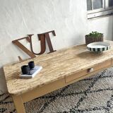 Table basse de ferme, grande taille