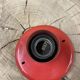 1970 Kama Keur red metal lamp