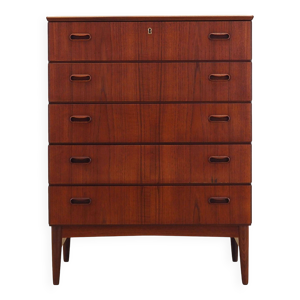 Commode en teck, design - fabrication