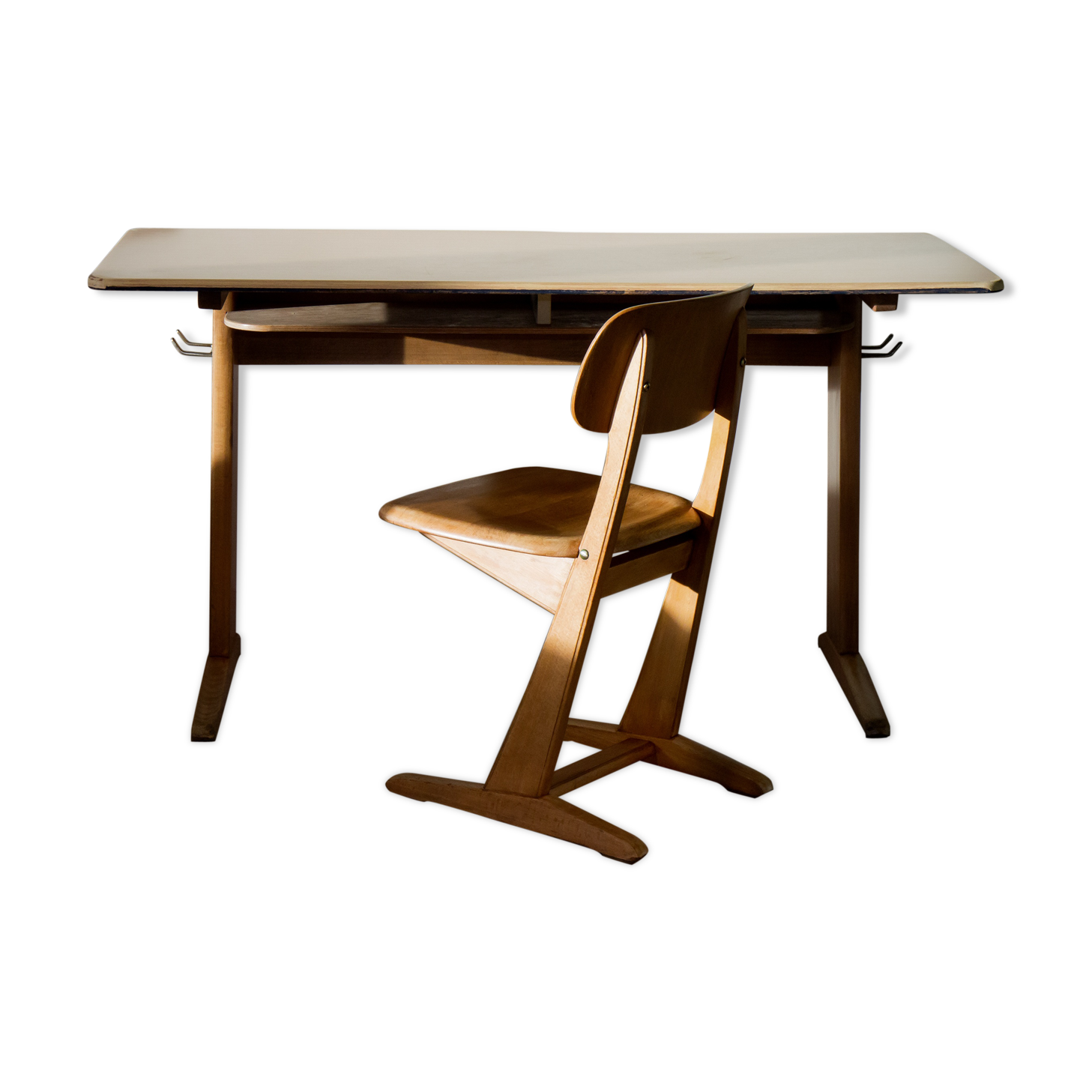 Office "Casala" and matching, design chair Karl Nothhelfer, edition VS, Germany, 60's