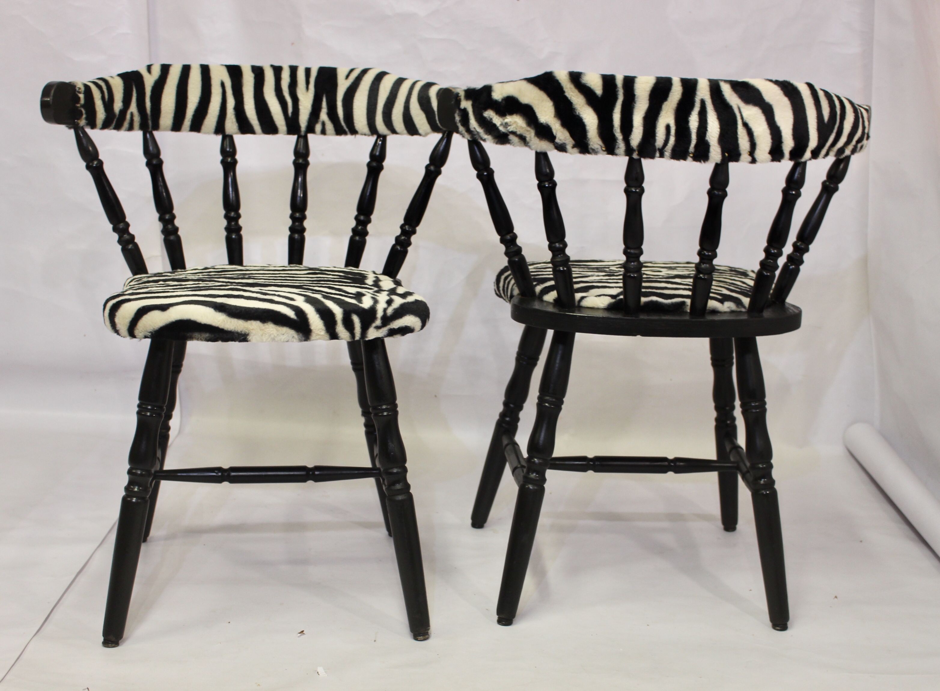Pair of "Western" chairs, saloon, vintage, 50