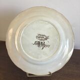 Plate Sarreguemines model 'butterfly'