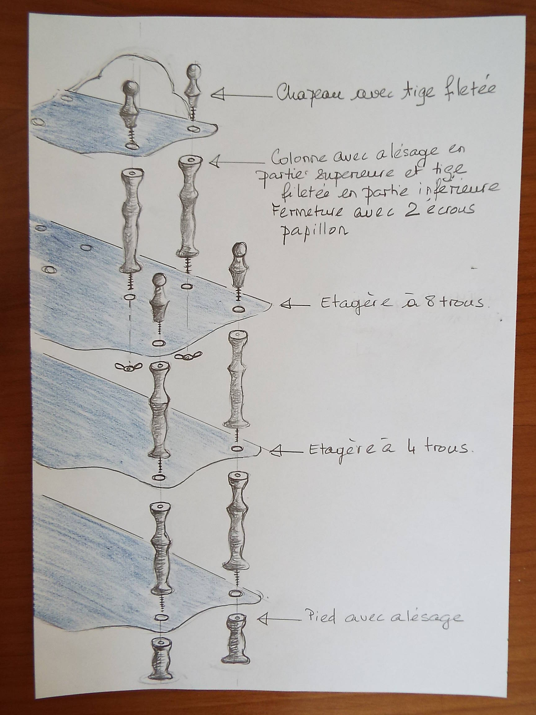 Shelf to install Napoleon III style