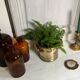 Cache pot en bronze