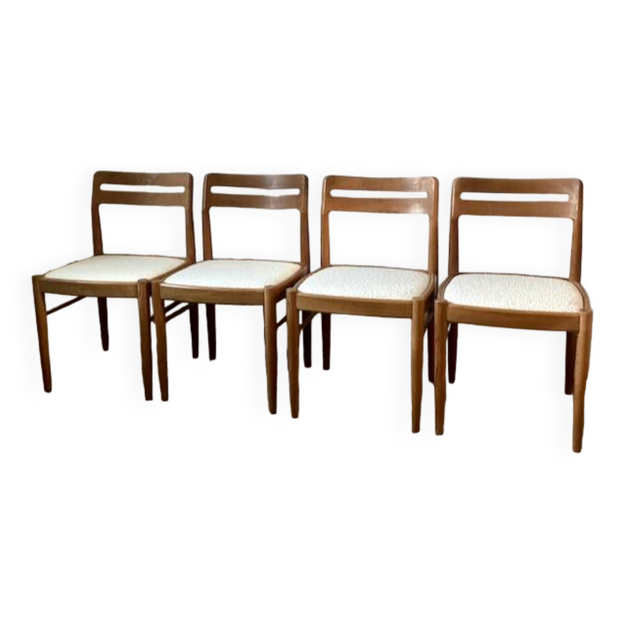 Set of 4 Henri Walter Klein chairs