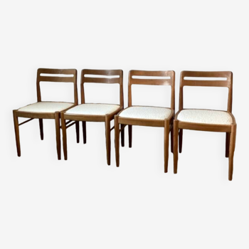 Lot de 4 chaises Henri Walter Klein