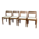 Set of 4 Henri Walter Klein chairs