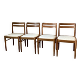 Set of 4 Henri Walter Klein chairs