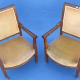 Pair of Restoration-style armchairs
