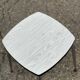 Tabouret acier et Formica blanc et gris