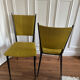 2 metal chairs