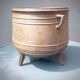 Cast-foot and cast-iron cauldron