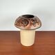 Mid-century modern stoneware mushroom vase by Haico Nitzsche for Søholm, 1960s.