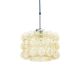 Mid-Century Amber Bubble Glass Ceiling Light by Helena Tynell for Limburg, Germany, 1960s