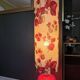 Vintage Space Age lamp 1970 - Red ceramic - Double lighting