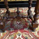 Henri II bedside table in walnut