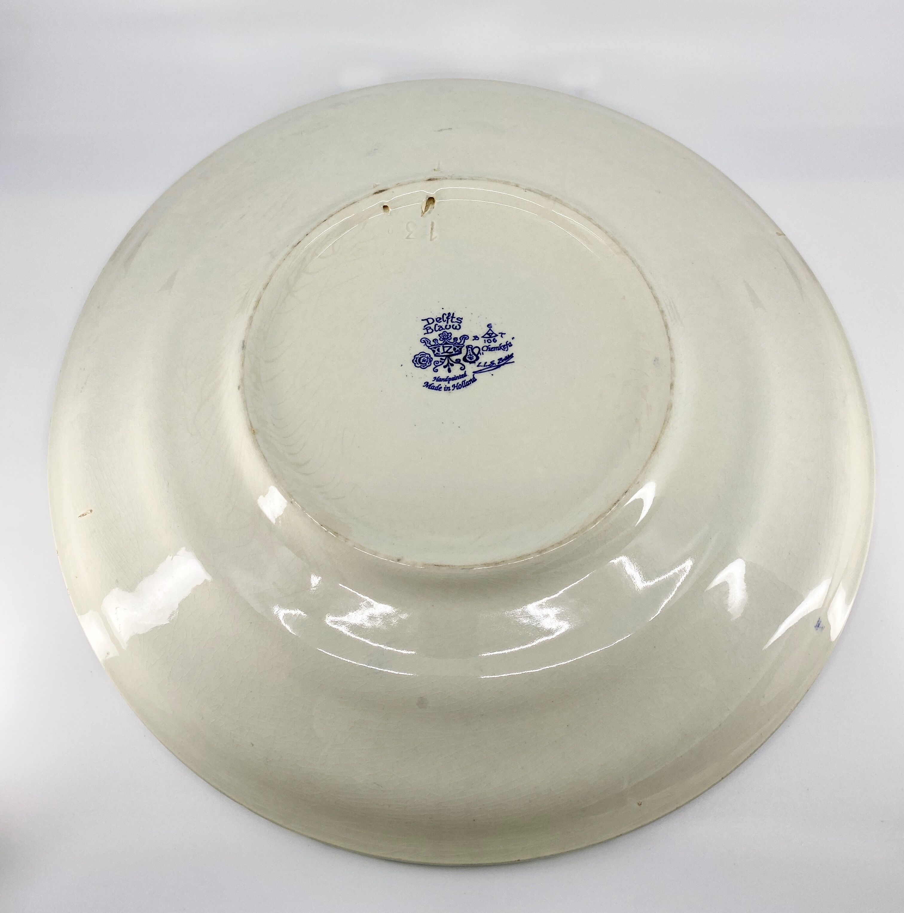 Large porcelain dish the millennium