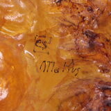 Wall decoration design by Matius made of resin 1970 France