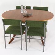 Set van 4 vintage stoelen 'Traunraut'