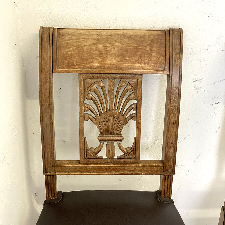 Set of 6 period chairs restoration