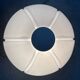 Vintage opaline ceiling lamp – Glashütte Limburg