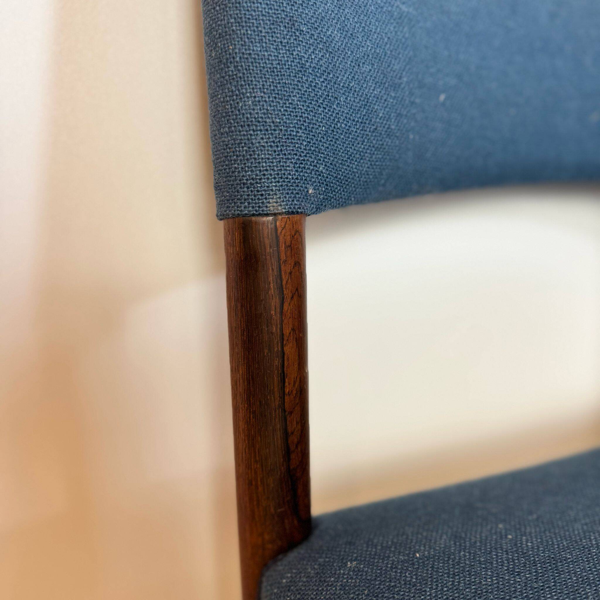 Set of six vintage chairs, Willy Schou Andersen, Denmark 1960s