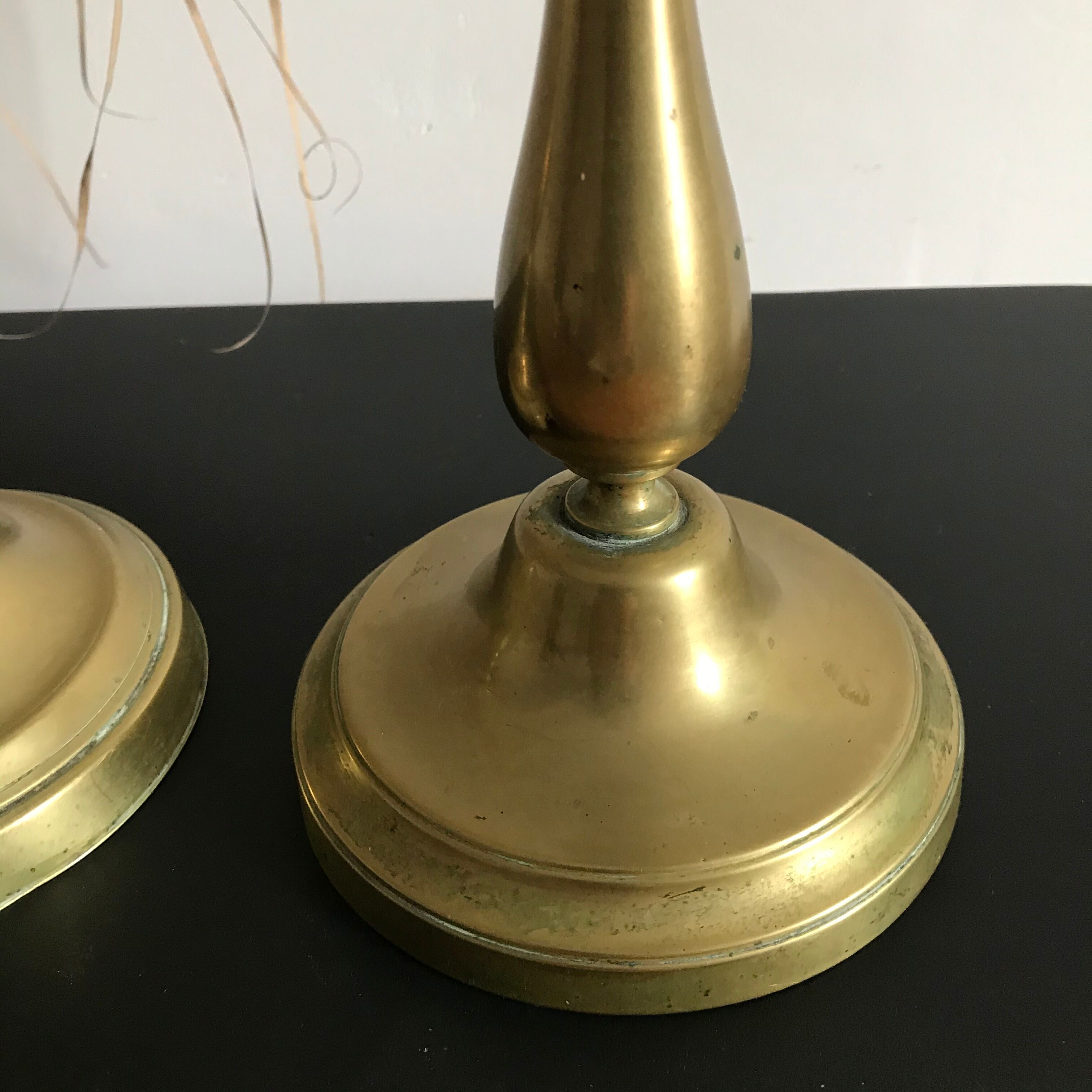 Brass candlesticks