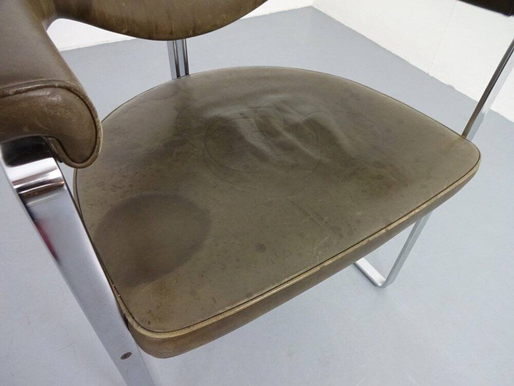 Mocdl 6911 Armchair in Leather by Horst Brüning for Kill International, 1968