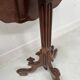 Napoleon III solid mahogany pedestal table with tilting top
