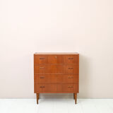 Modern antique chest of drawers with four drawers