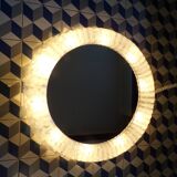 Retractable illuminated Hillebrand mirror