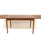 Scandinavian teak dining table, Ulferts, Tibro, Sweden, 1960